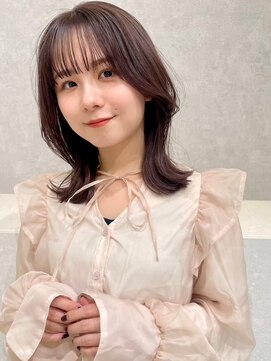 エジョン 八幡山店(Aejon) レイヤーロング/ヘルシースタイル/韓国ヘア/ベビーピンク/調布