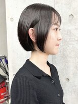 モリオ(morio)&nbsp;=コンパクトボブグラデーションボブ丸みボブ耳かけボブ30代40代