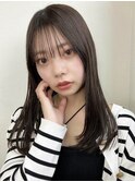 ミディアム レイヤーカット 顔周りレイヤー 透明感 20代30代40代