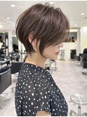 30代40代50代絶壁解消ひし形小顔前下がりショートボブ【NAYU】