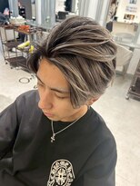 メンズサロン キング 梅田店(Men’s salon K!ng)&nbsp;波巻きツイストスパイラルパーマ/フェザーパーマ/眉毛
