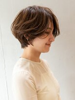 センスヘア(SENSE Hair)&nbsp;ゆるやかパーマの大人のショート