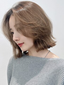 セイドット リー(Say. Ree) Say.ひし形ショートくびれショートレイヤーベビーピンクベージュ