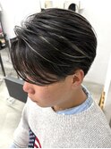 フェザーパーマ/サーフカール/刈り上げセンターパート/波巻き