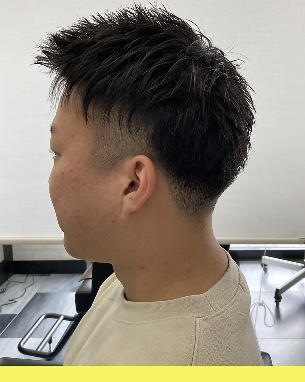 【男性定番メニュー】メンズカット+シャンプー+シェービング　\4400