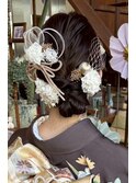 タイトシニオンヘアセット