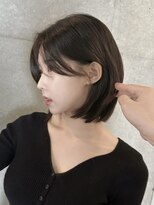 ナループロア ルームー(Nalu pu loa ROOMOO) タンバルレイヤードはトレンド韓国ボブ☆韓国ヘア/レイヤーボブ