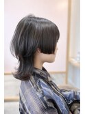 10代20代◎黒髪ウルフカット