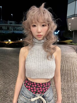 ペレ アネックス 大阪梅田茶屋町店(PELE ANNEX) イメチェン/ピンクベージュ/アンブレラカラー/前髪/梅田