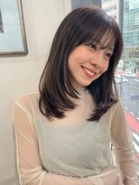 ベイルーム(BAYROOM by HONEY omotesando)&nbsp;ミディアムレイヤーカット/ハッシュカット/ココアグレージュ1
