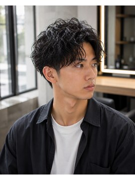 メンズバグズ(MEN's Baguz) 無造作束感メンズパーマ×韓国風ショートスタイル