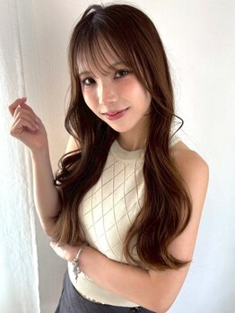 アンニュ(annuy)の写真/トレンド×似合わせ力でなりたいスタイルをご提案*前髪/顔周りで叶える小顔見せが得意な鹿児島中央の美容院