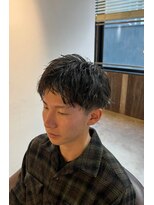 ビハインドザカーテン(BEHIND THE CURTAIN)&nbsp;【セットが簡単】スパイキーショート×メンズ癖毛