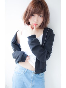 アンジュ ヘアー(Ange hair) アンジュヘアー アンニュイカールのモダンショート♪