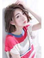 エアリーカールの大人ボブ♪