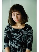 ビーエリア 本店(BE AREA)&nbsp;【BE AREA 田中 久普】オン眉バング☆ミディアムボブ