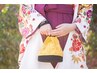 【卒業式や普段着などに！】女性袴着付け＆ヘアセット＆フルメイク☆¥16,000