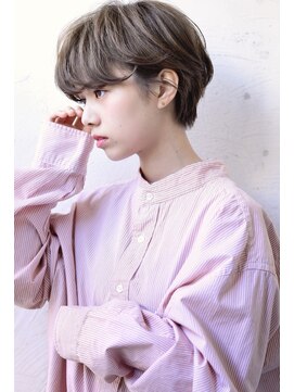 ロロ(ro-ro) 【恵比寿ro-ro】大人かわいいマッシュショートxアッシュベージュ