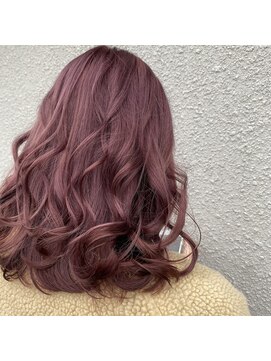 ヘアデザイン リル(hair design Lilou) ピンクバイオレッド