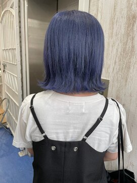 ホワイト 梅田(white) #王道コバルトブルー