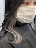 インナーカラーケアブリーチイヤリングカラーハイライトレイヤー