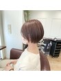 シエル 栄店(CIEL) スッキリショートボブ透明感カラーで透け感ピンクでツヤツヤ
