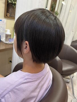 コアフィールフィス(COIFFURE fils) 《見附 今町》キッズ 女の子 耳かけショートヘア