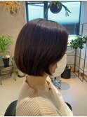 20代30代40代キレイめ切りっぱなしまとまるショートボブ髪質改善