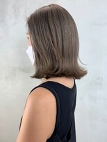 アイティーバイアルバム 八王子店(IT by ALBUM) グレージュボブ_グレージュカラーボブウルフ_ba403391