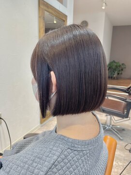 ギフト(Gift. hair&spa) 【Gift.hair&spa】ぱつんとボブ
