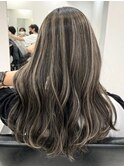 グレージュカラー/シルキーベージュ/韓国風ウェーブ[吉祥寺]
