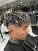 ホワイトメッシュパーマ
