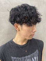 ソーコ 渋谷(SOCO)&nbsp;波巻きスパイラルパーママッシュショート無造作パーマ刈り上げ