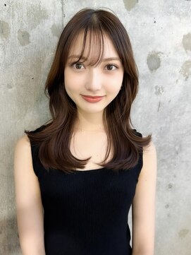 シーシンジュク 新宿南口(Sea shinjuku) 韓国風前髪×レイヤーカット【新宿/前髪/レイヤーカット】