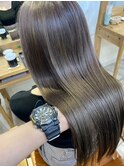 うるツヤなグレージュカラー[池袋/髪質改善]