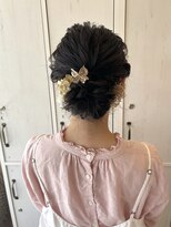 ポルカドット 豊橋店(Polkadot)&nbsp;結婚式ヘアアレンジ◯シニヨン◯ボブアレンジ