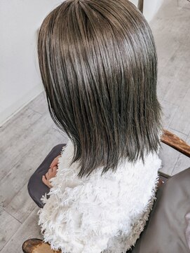 フレーム へアアンドトリートメント 天王寺北口店(FRAME) オリーブグレージュカラー