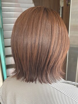 アヴァンス 天王寺店(AVANCE.) 艶感カラー×アプリコットブラウン