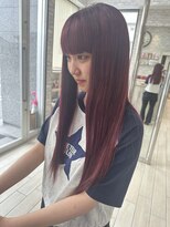 ラグ(RAG)&nbsp;★韓国ヘア暖色ヘアピンクパープルレッドケアブリーチ