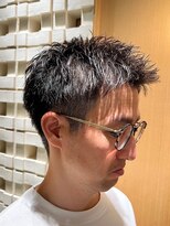 ヒロギンザ 恵比寿店(HIRO GINZA)&nbsp;ツーブロックビジネスショートフェードスパイラルツイストパーマ