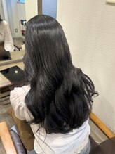 【グレーブラック】[恵比寿/カラー/イルミナカラー/ダブルカラー/トリートメント/前髪カット/メンズ]
