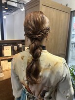 【高間香鈴】編みおろしヘアアレンジ♪