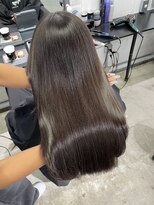 キング 高槻(K!ng)&nbsp;縮毛矯正髪質改善ハイライトレイヤーカット高槻美容室エクステ