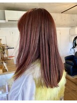 ハイジア(hygea)&nbsp;チェリーレッド☆アプリコットオレンジ☆ブリーチ無しカラー