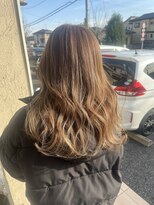 Yoshiつね さくら店&nbsp;ミルクティーカラー×ハイライト