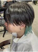 ラウンドマッシュウルフ/マッシュウルフ/インナーカラー/men's