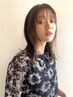 【齋藤指名限定】小顔カット+カラー+トリートメント+マイクロバブル ￥8300