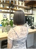 星華,黒髪,ボブ,ネビージュ,小顔,ワンレン