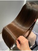 美髪縮毛矯正*髪質改善トリートメント*シルキーベージュ*東銀座