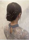 カチモリ/韓国風/パーティー/ヘアアレンジ